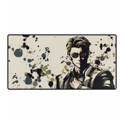 Anime‑Inspired Desk Mat — JJK Kento Nanami Playmat (Ink Splat Noir)