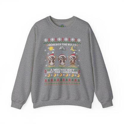 Gremlins Mogwai Ugly Christmas Sweater Crewneck Sweatshirt | Retro Holiday