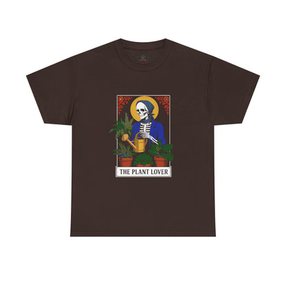 Printify Plant Lover T-Shirt with tarot card design, featuring plant illustrations on a casual, humorous tee for plant enthusiasts.