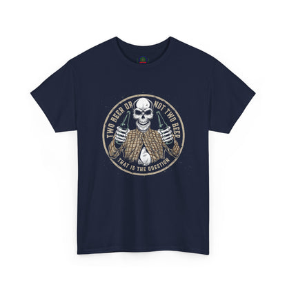 Funny Halloween Skeleton Tee, Two Beer or not Two Beer, Halloween Party Shirt