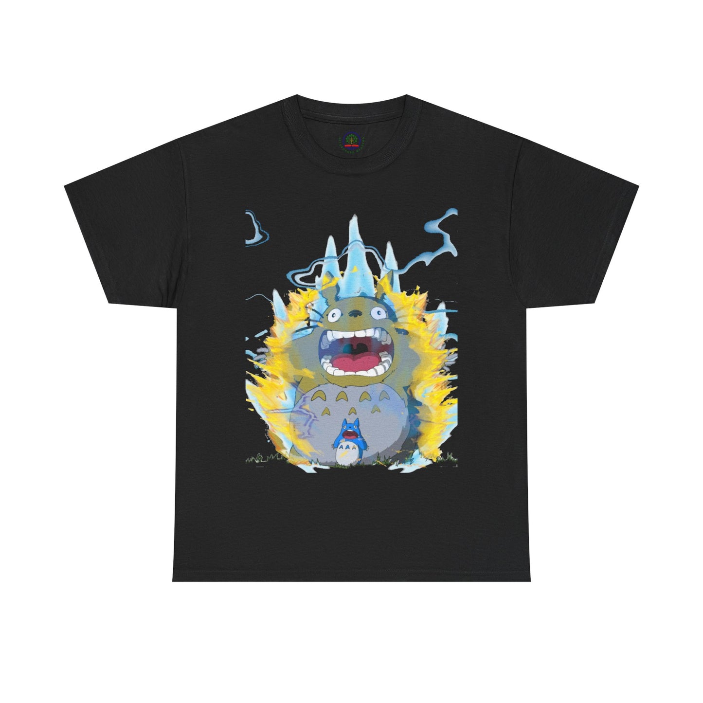 Anime Totoro Super Saiyan Unisex T-Shirt, Studio Ghibli Fun Dragon Ball
