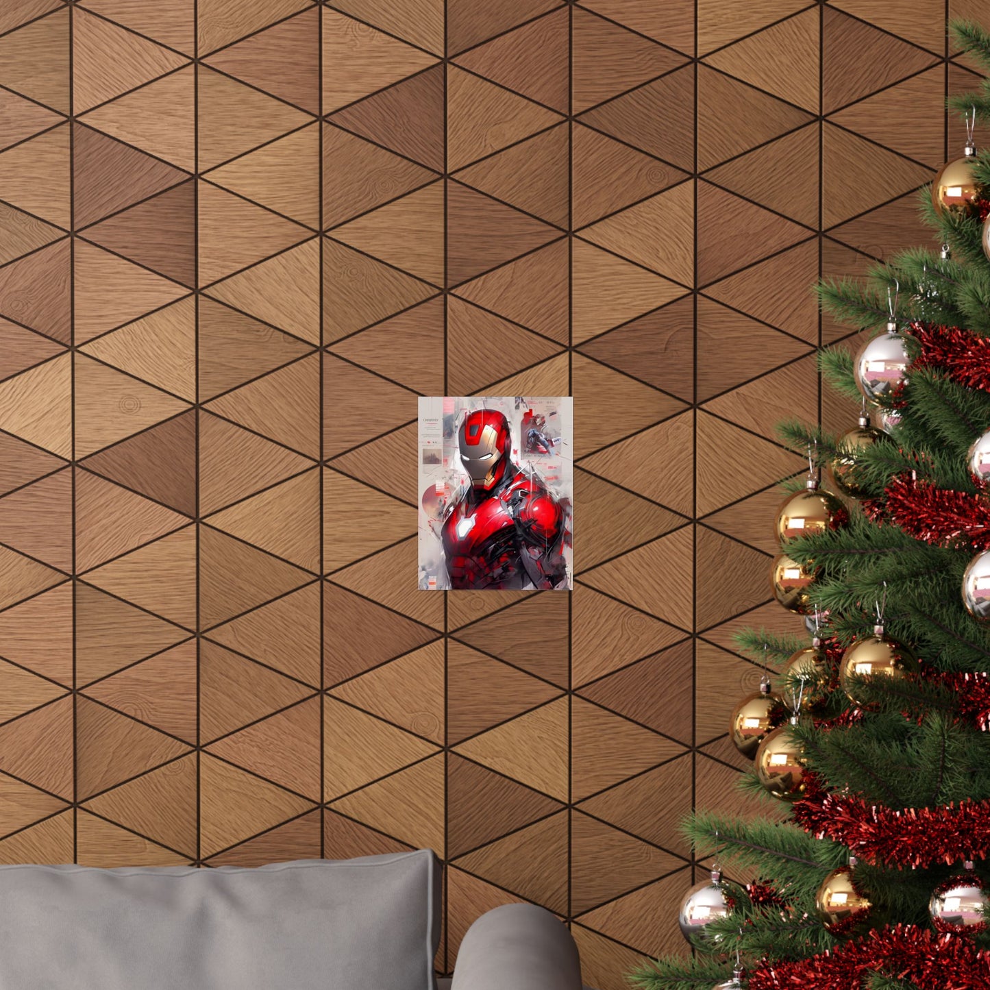 Ironman Poster, Matte Vertical Poster, Marvel Artwork, Drawing Style, Comic Book - Secondhand Readers