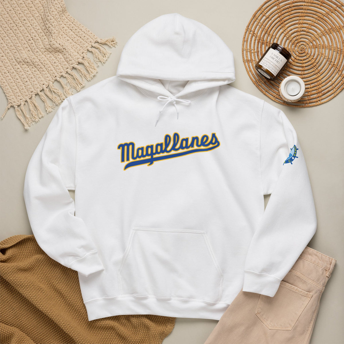 Venezuelan Baseball Fan, Navegantes del Magallanes Unisex Heavy Blend™ Hooded Sweatshirt