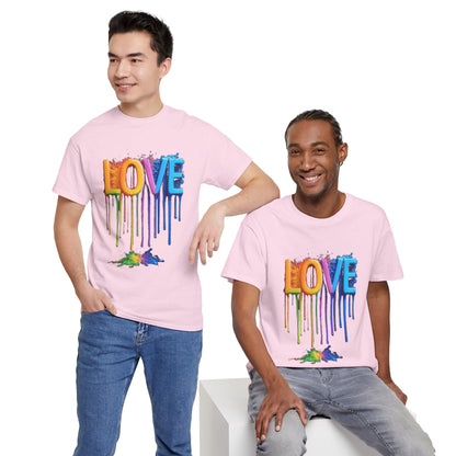 Rainbow Love Pride Unisex Tee - LGBTQ T-Shirt, Pride Apparel, LGBTQ Clothing