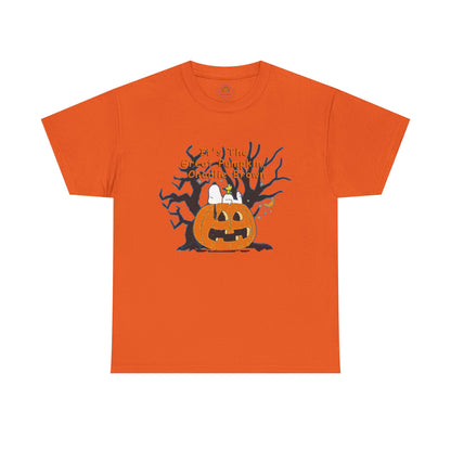 Pumpkin Tee, Spooky Fall T-Shirt, Halloween Charlie Brown Shirt, Snoopy - Secondhand Readers