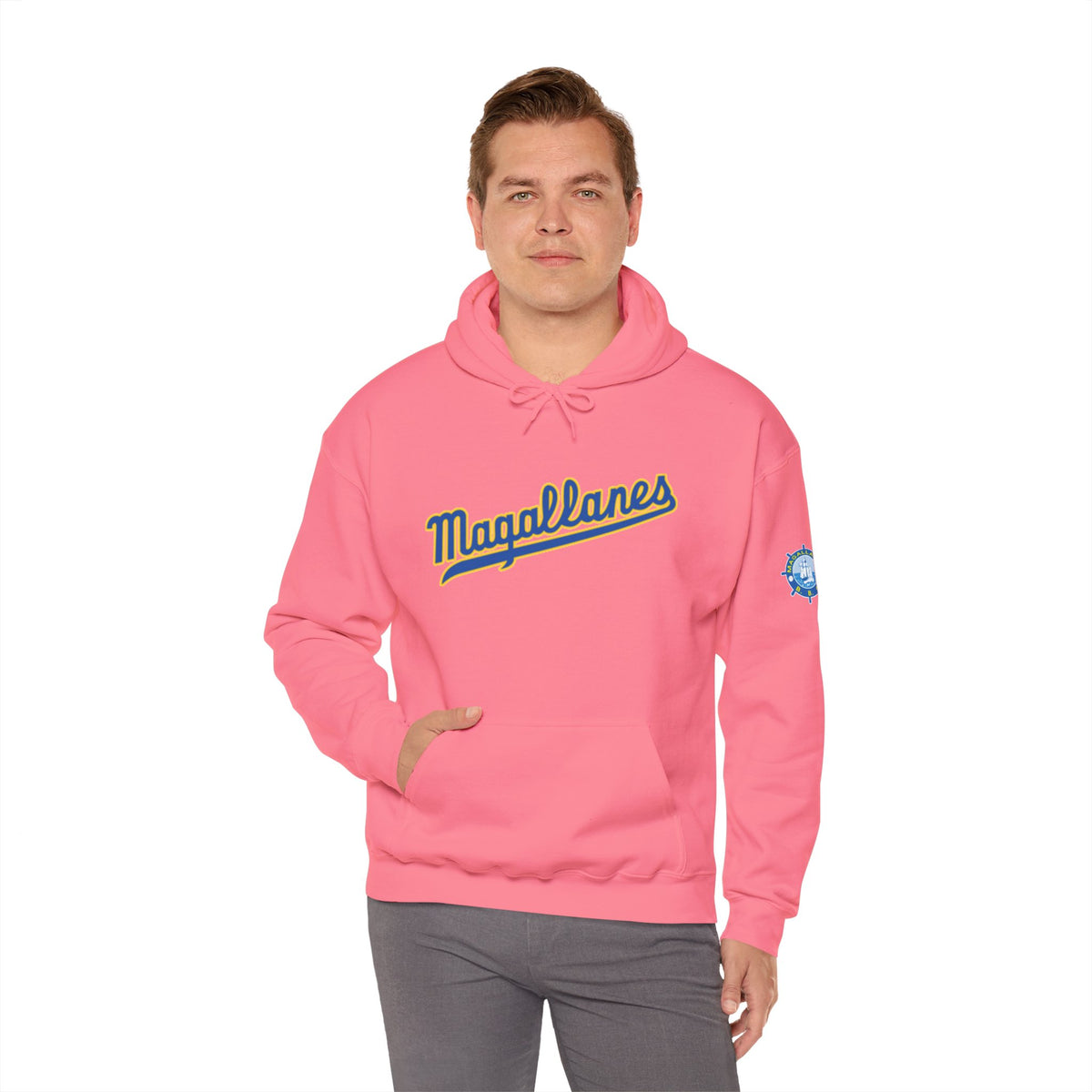 Venezuelan Baseball Fan, Navegantes del Magallanes Unisex Heavy Blend™ Hooded Sweatshirt