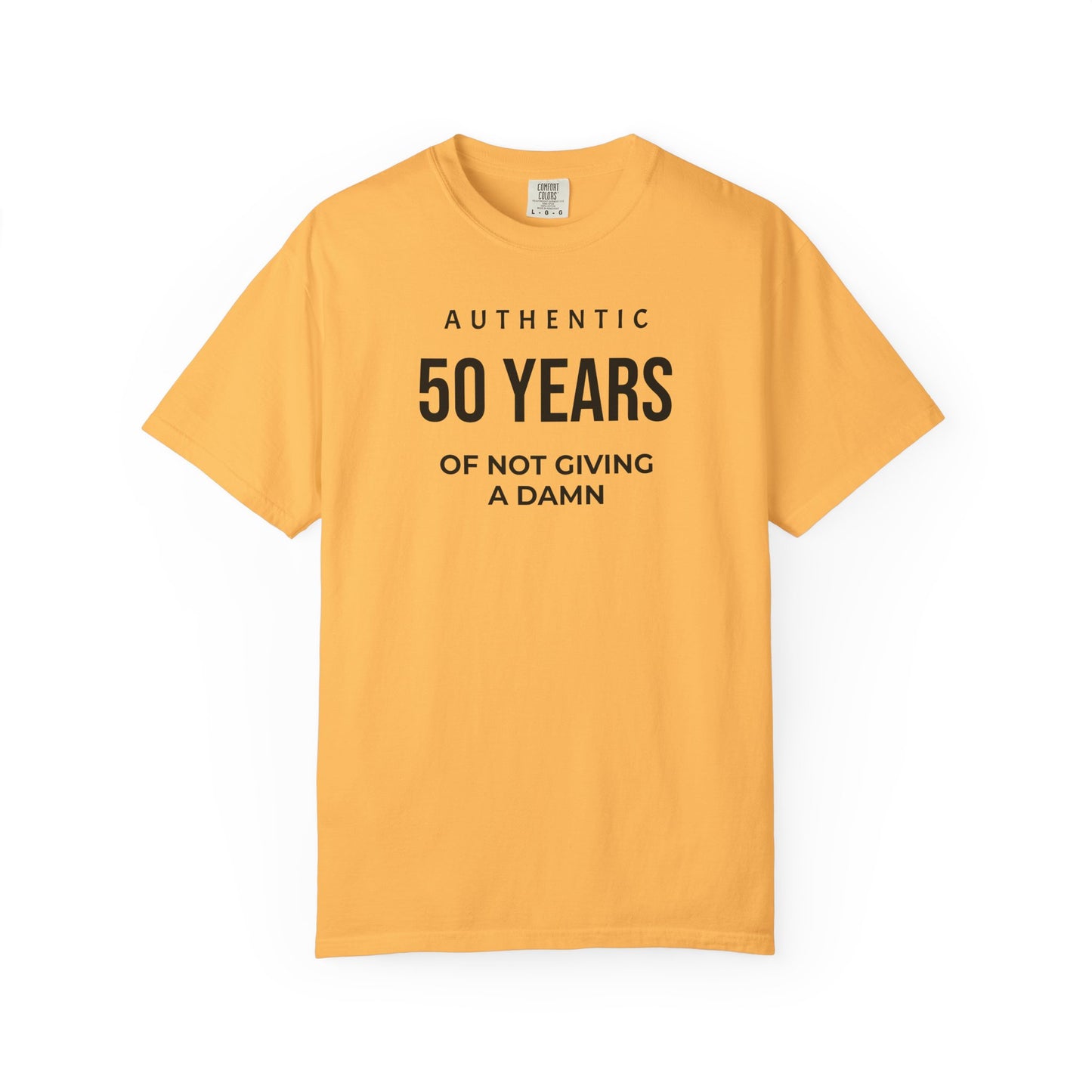 Many Years of Not Giving a Damn T-Shirt — Funny Custom Age Birthday Tee
