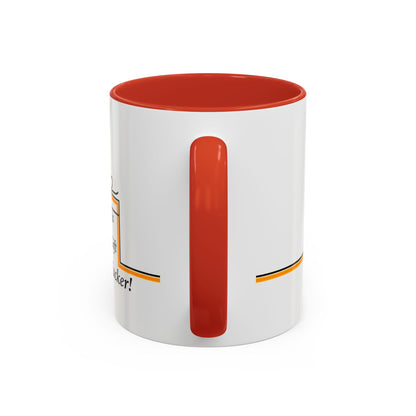 Accent Mug, Funny Novelty Cup for Coffee Lovers, Here is your Gift Motherf*cker