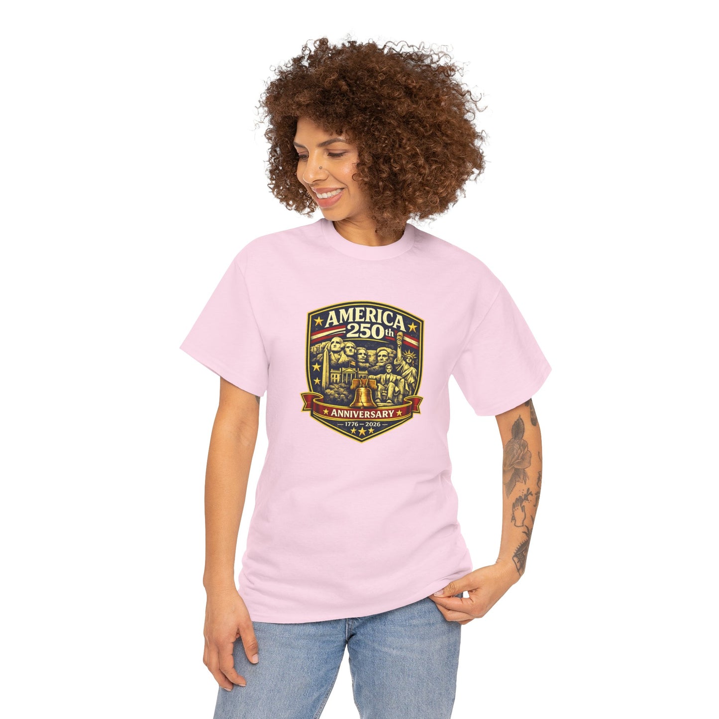 America 250 Anniversary Crest Tee | 4th of July USA