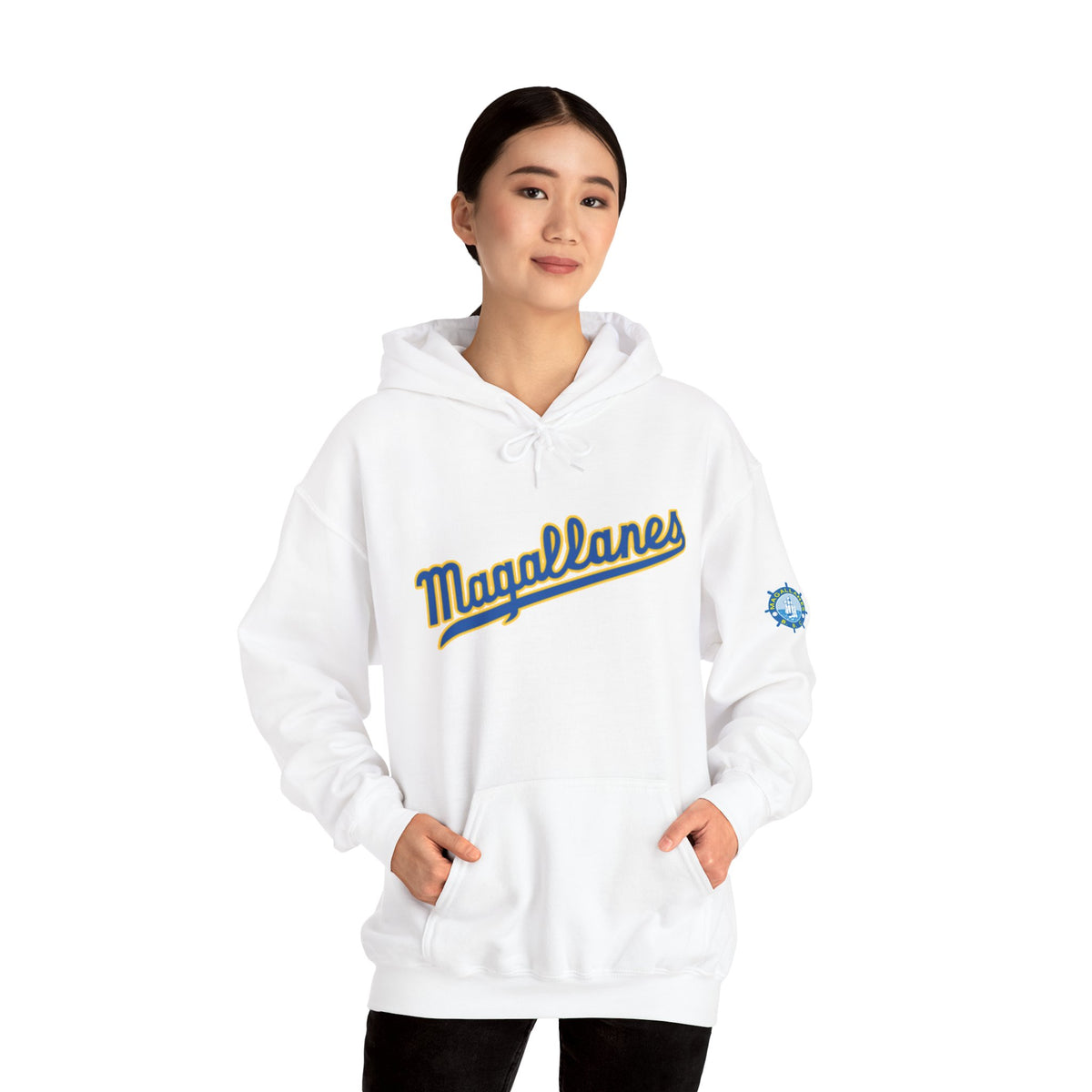 Venezuelan Baseball Fan, Navegantes del Magallanes Unisex Heavy Blend™ Hooded Sweatshirt