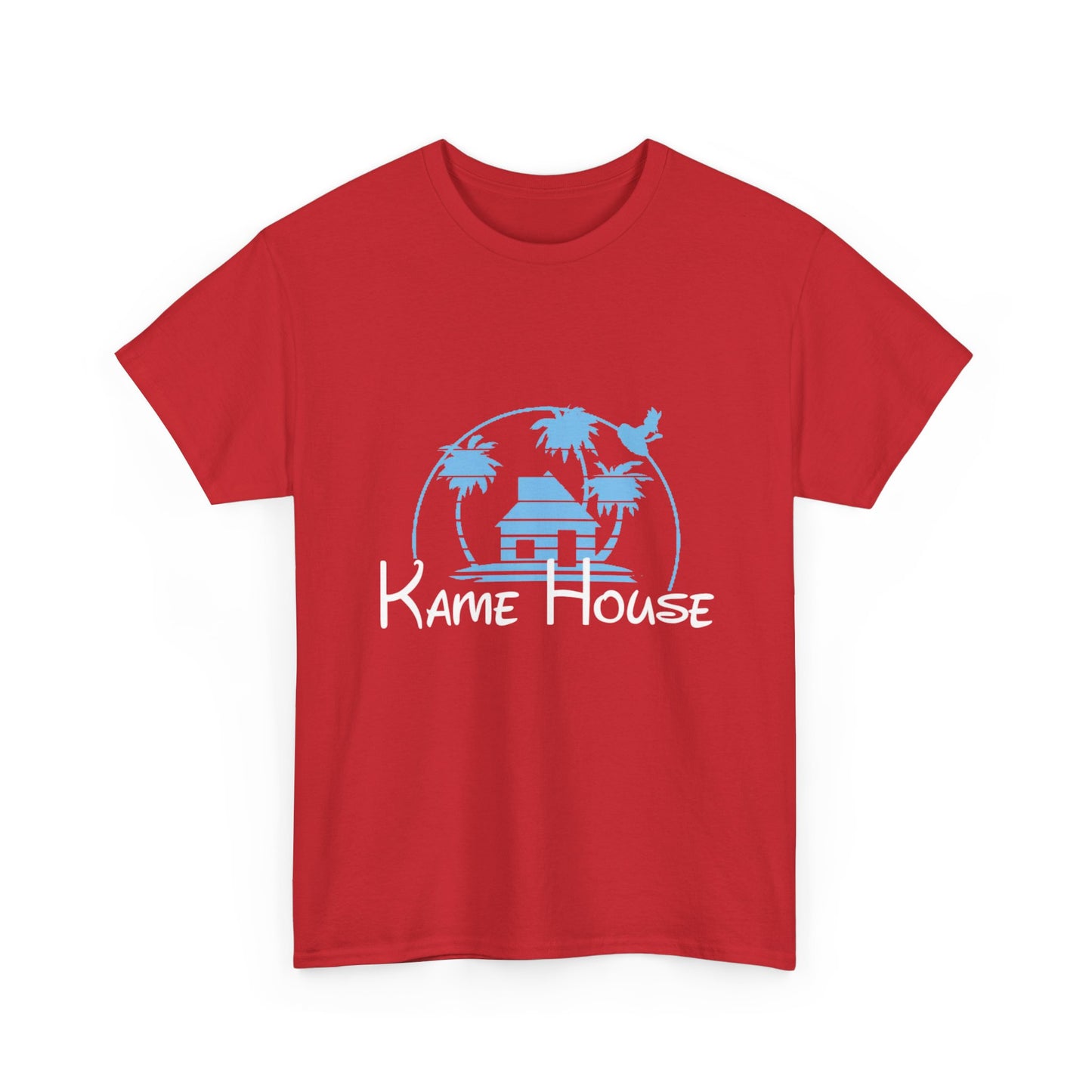 Anime Dragon Ball Inspired Kame House + Disney Buena Vista Logo T-Shirt