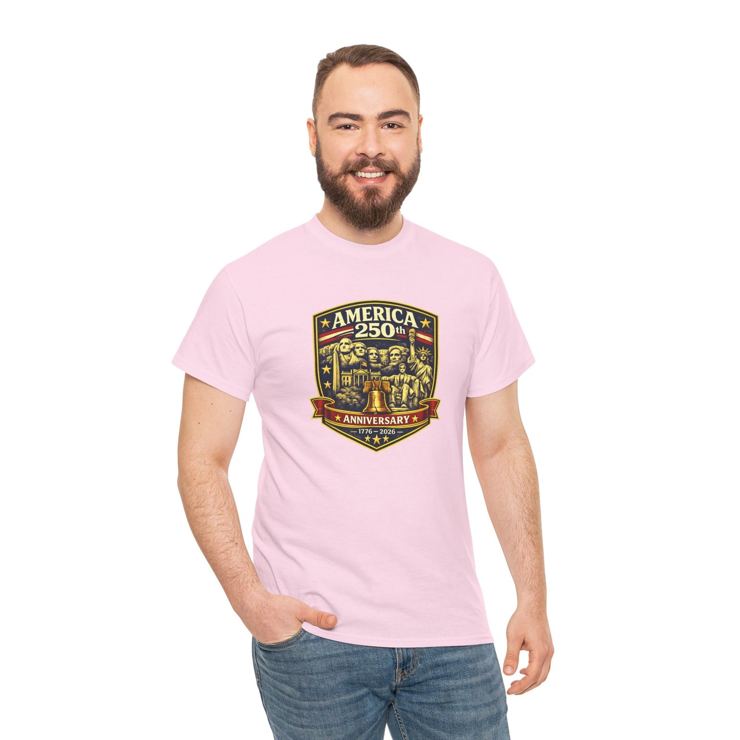 America 250 Anniversary Crest Tee | 4th of July USA