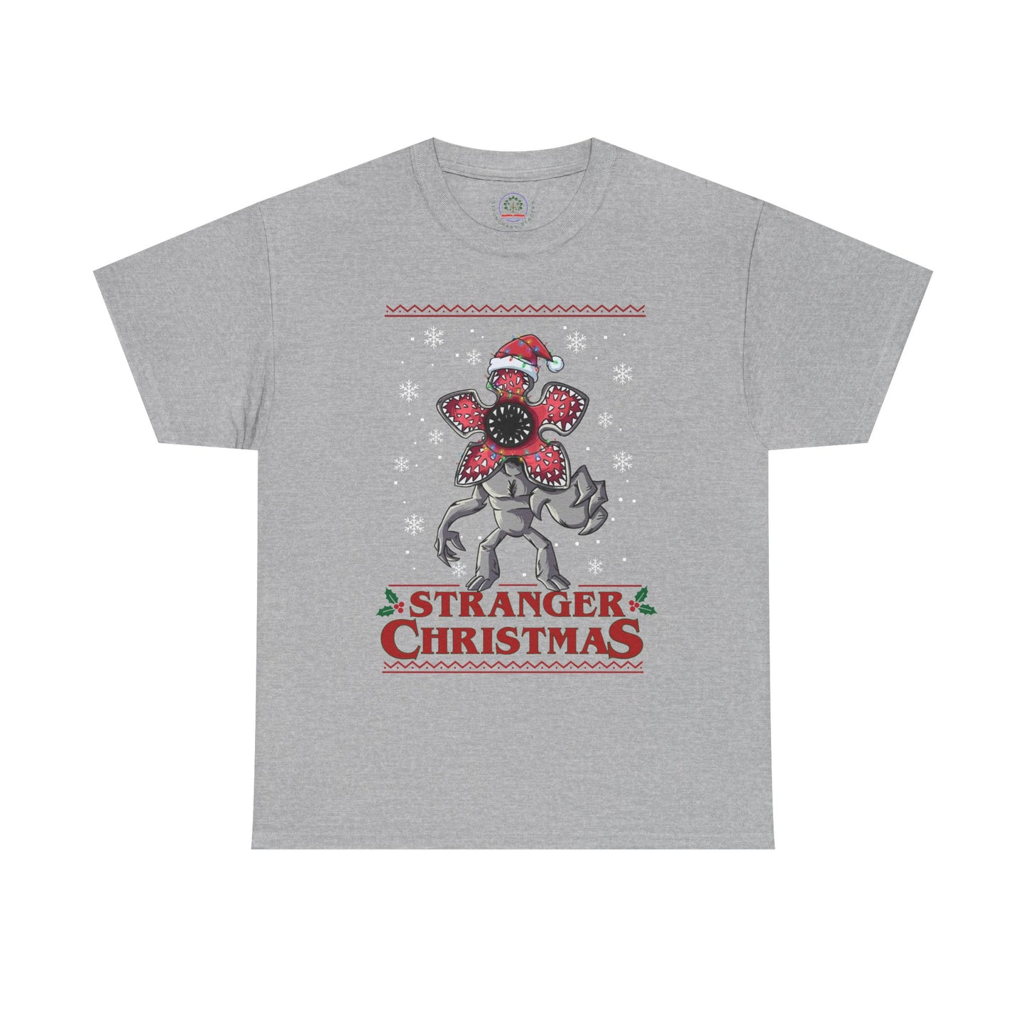 Stranger Christmas Demogorgon Tee | Holiday Horror T-Shirt Retro