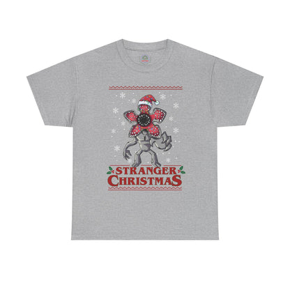 Stranger Christmas Demogorgon Tee | Holiday Horror T-Shirt Retro