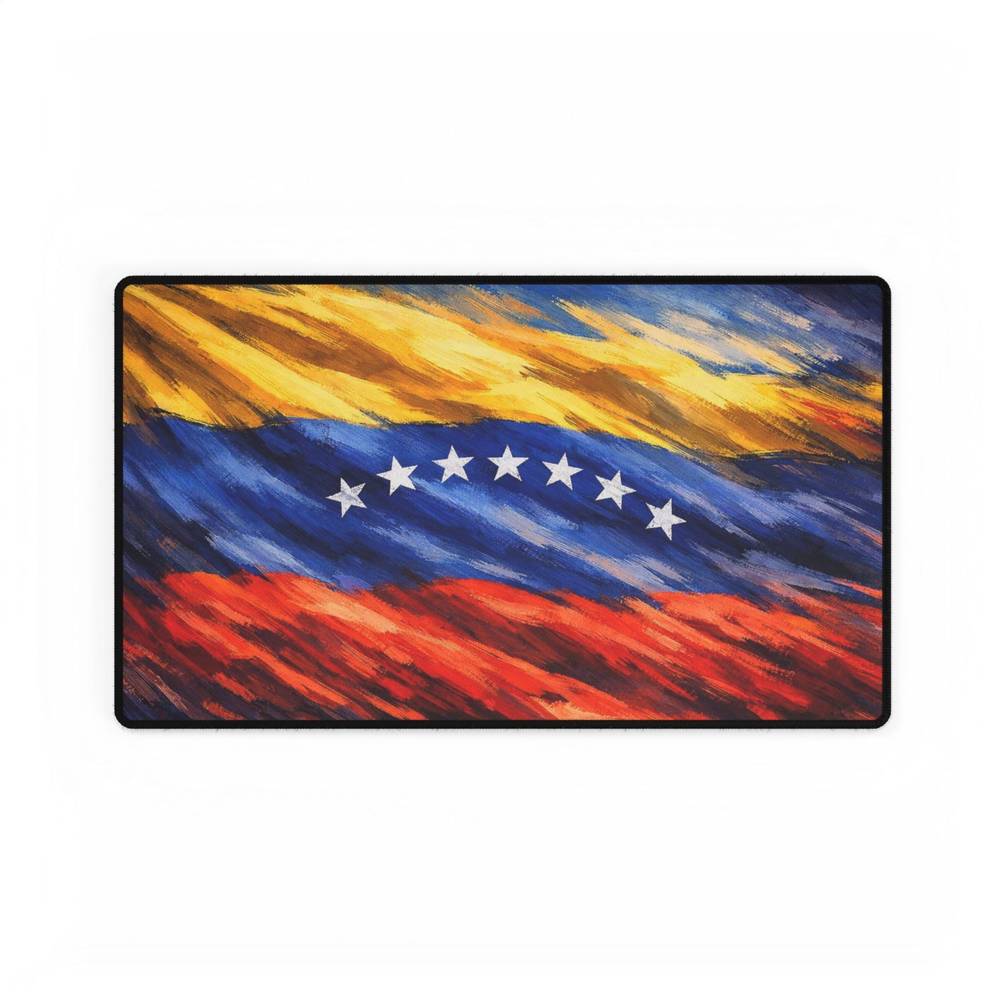 Venezuela Before Chávez Desk Mat, Venezuelan Flag Playmat, Office Decor, Workstation Accessory, Gaming Mousepad, Computer Desk Organizer