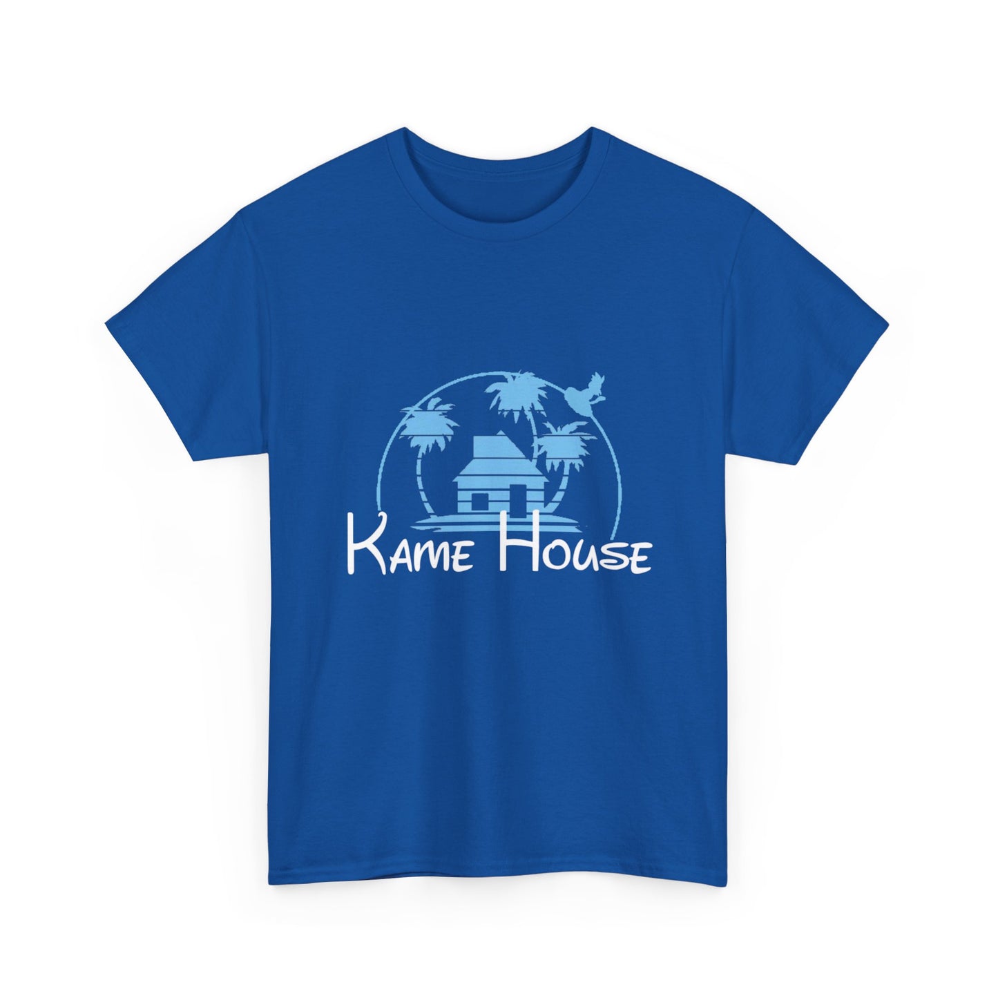Anime Dragon Ball Inspired Kame House + Disney Buena Vista Logo T-Shirt