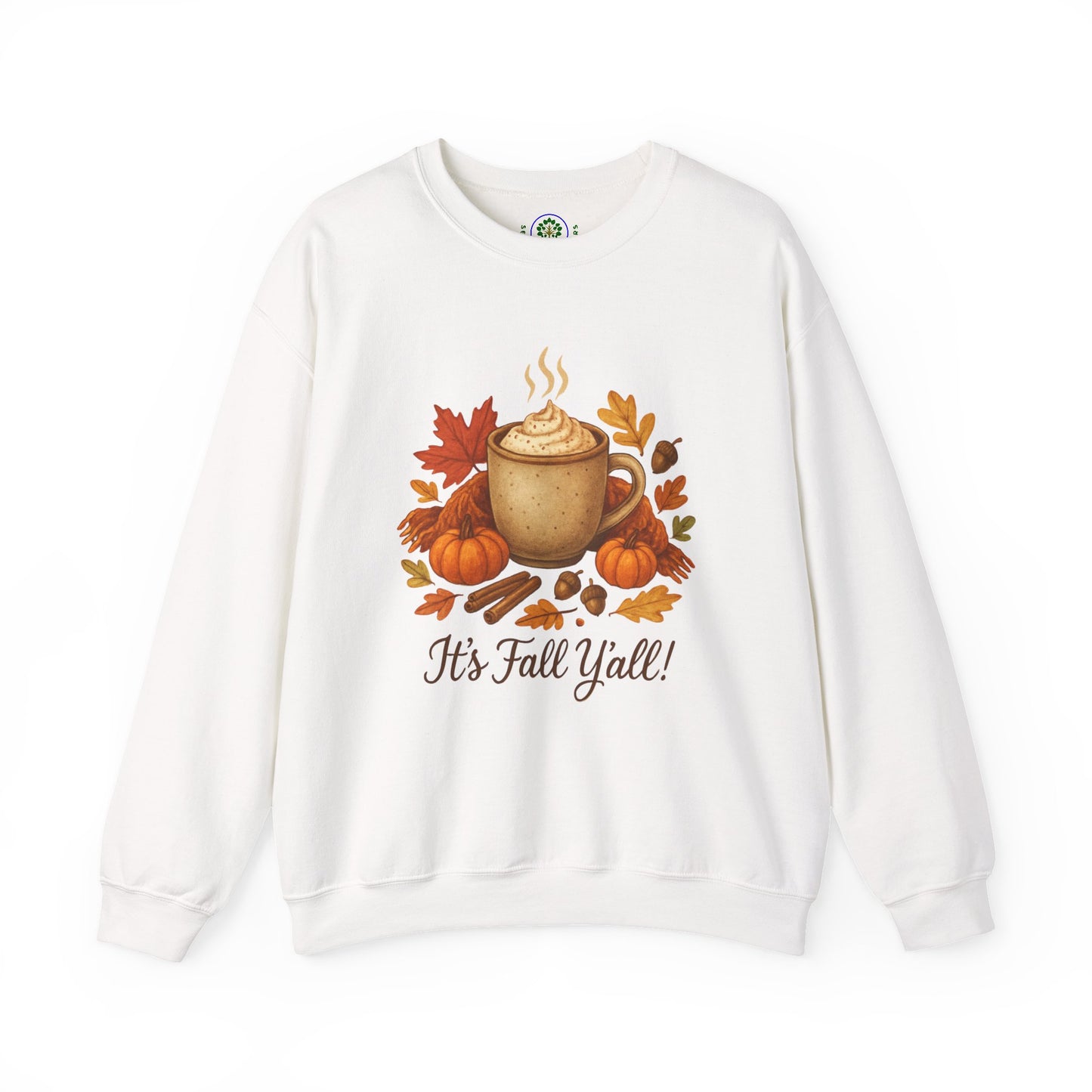 Fall Vibes Crewneck Sweatshirt, Cozy Autumn Graphic Shirt, It's Fall Y'all