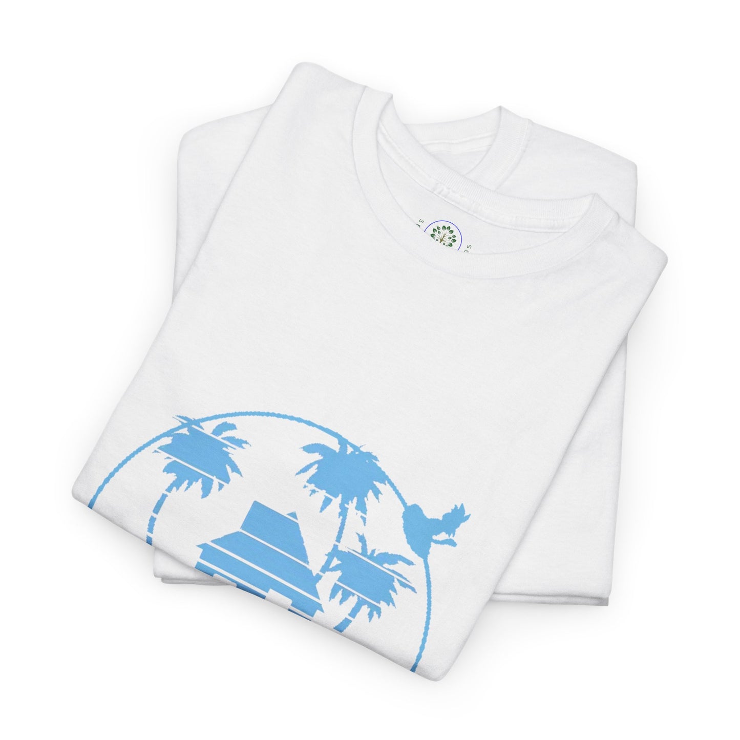 Anime Dragon Ball Inspired Kame House + Disney Buena Vista Logo T-Shirt