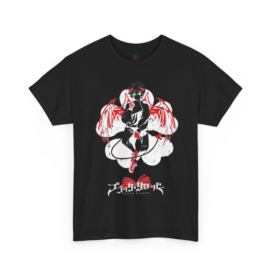 Black Clover Asta Demon Tee, Anime Inspired Graphic Casual T-Shirt Unisex