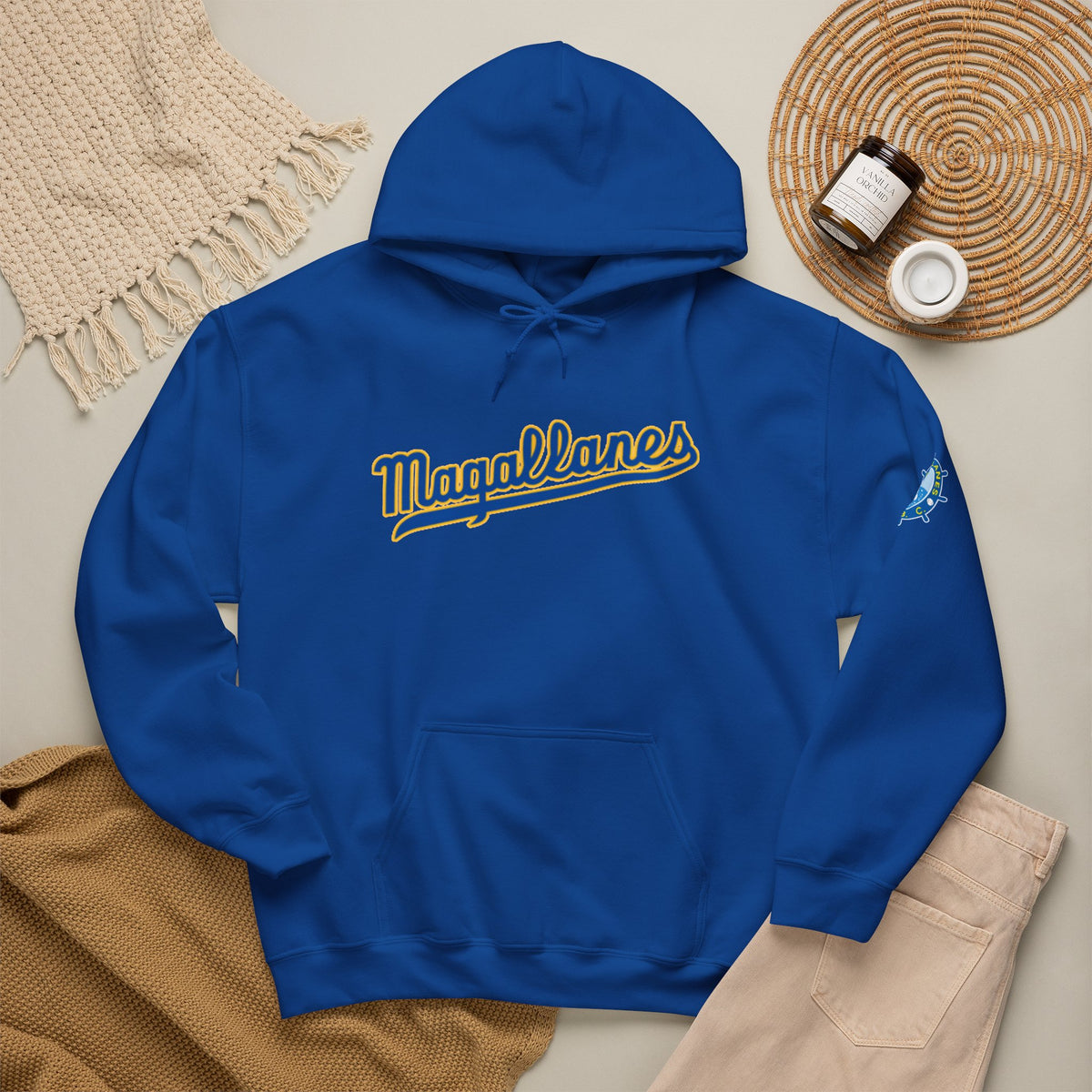 Venezuelan Baseball Fan, Navegantes del Magallanes Unisex Heavy Blend™ Hooded Sweatshirt