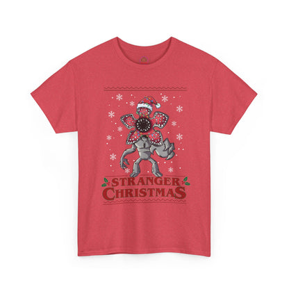 Stranger Christmas Demogorgon Tee | Holiday Horror T-Shirt Retro
