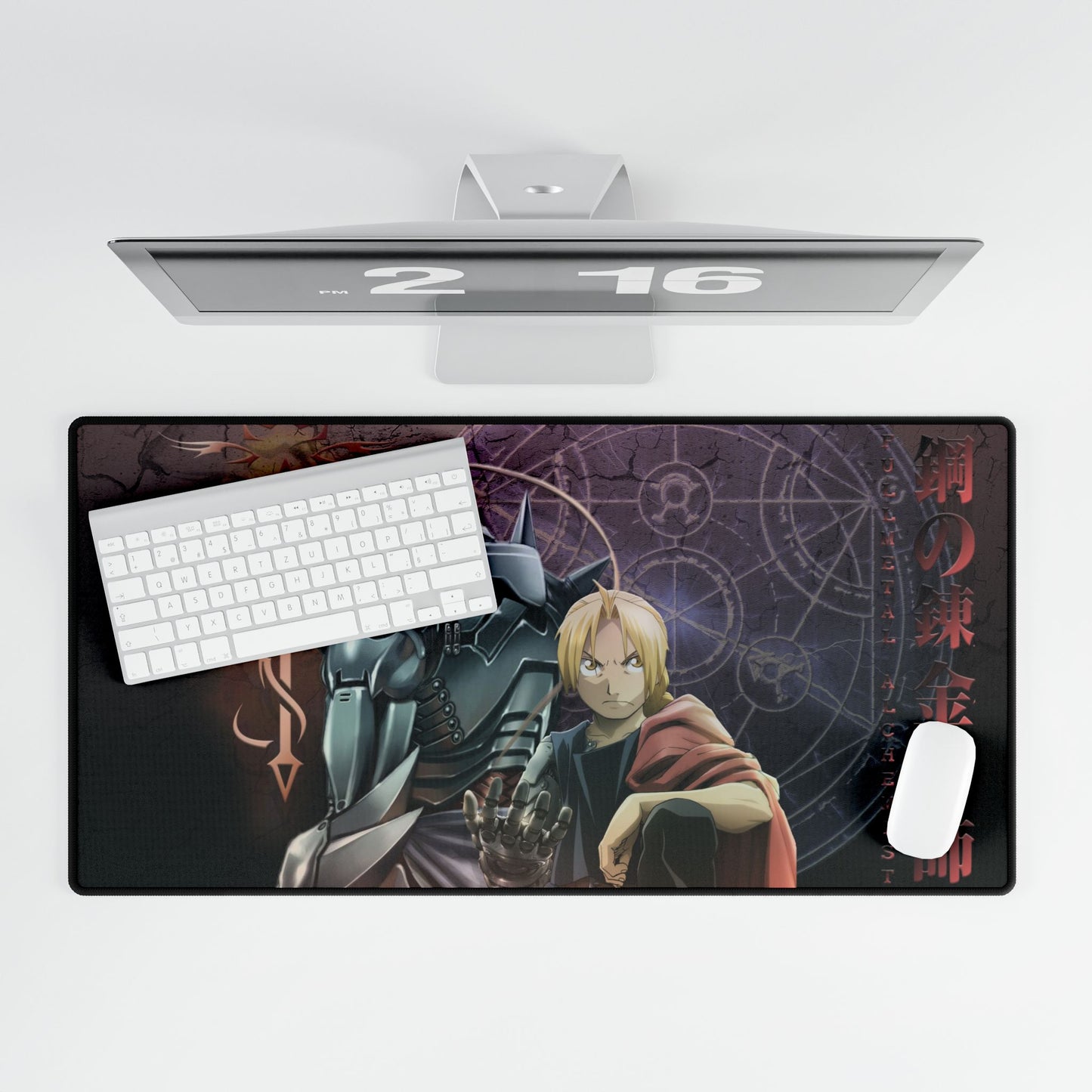 Fullmetal Alchemist Edward & Alphonse Desk Mat | Anime Playmat, Manga TCG MTG