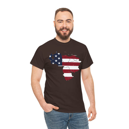 Venezuelan American Pride T-Shirt | Venezuelans in USA Tee