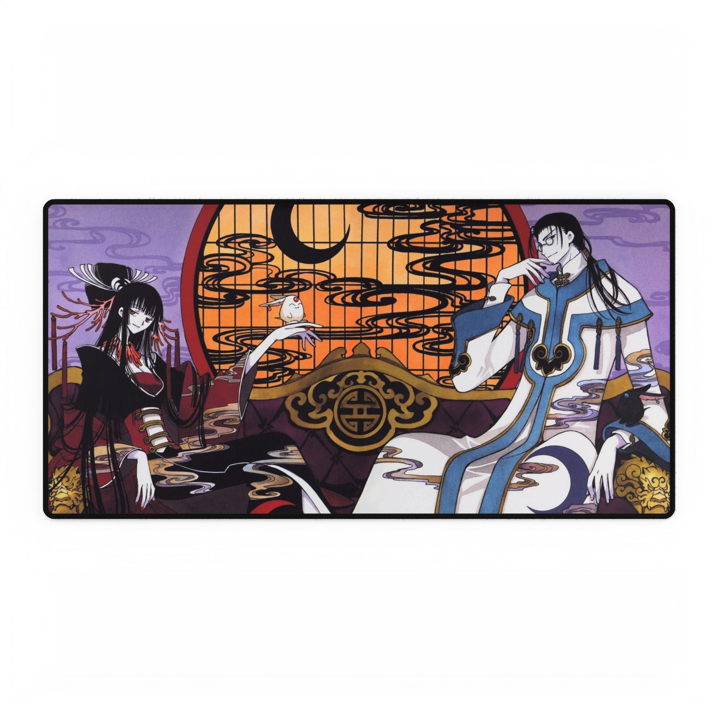 Anime-Inspired XXXHolic Desk Mat — Yuuko Ichihara & Clow Reed Playmat, Manga, TCG & MTG Fans
