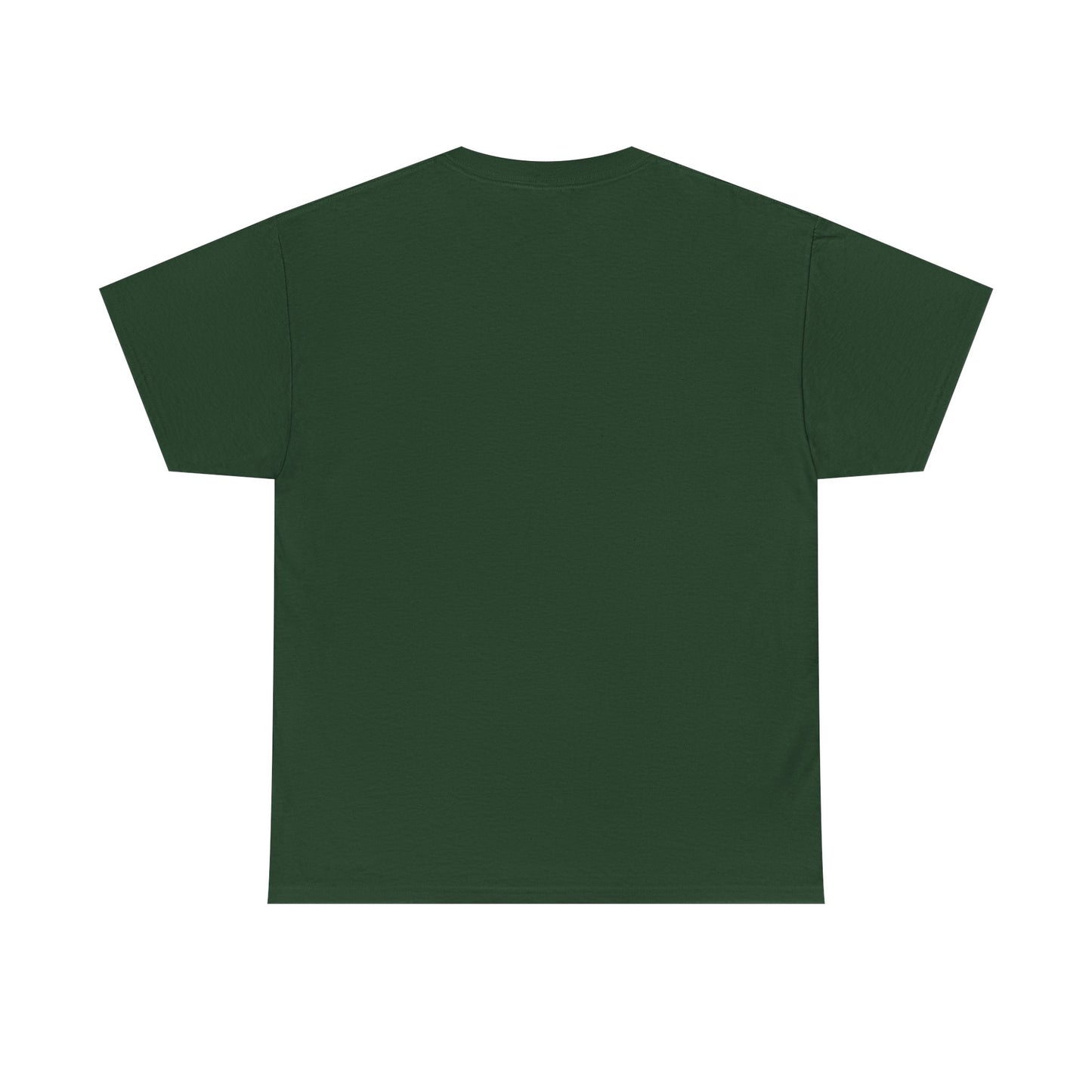 Plant lover's tarot card themed T-shirt featuring green plant illustrations and playful plant enthusiast design.