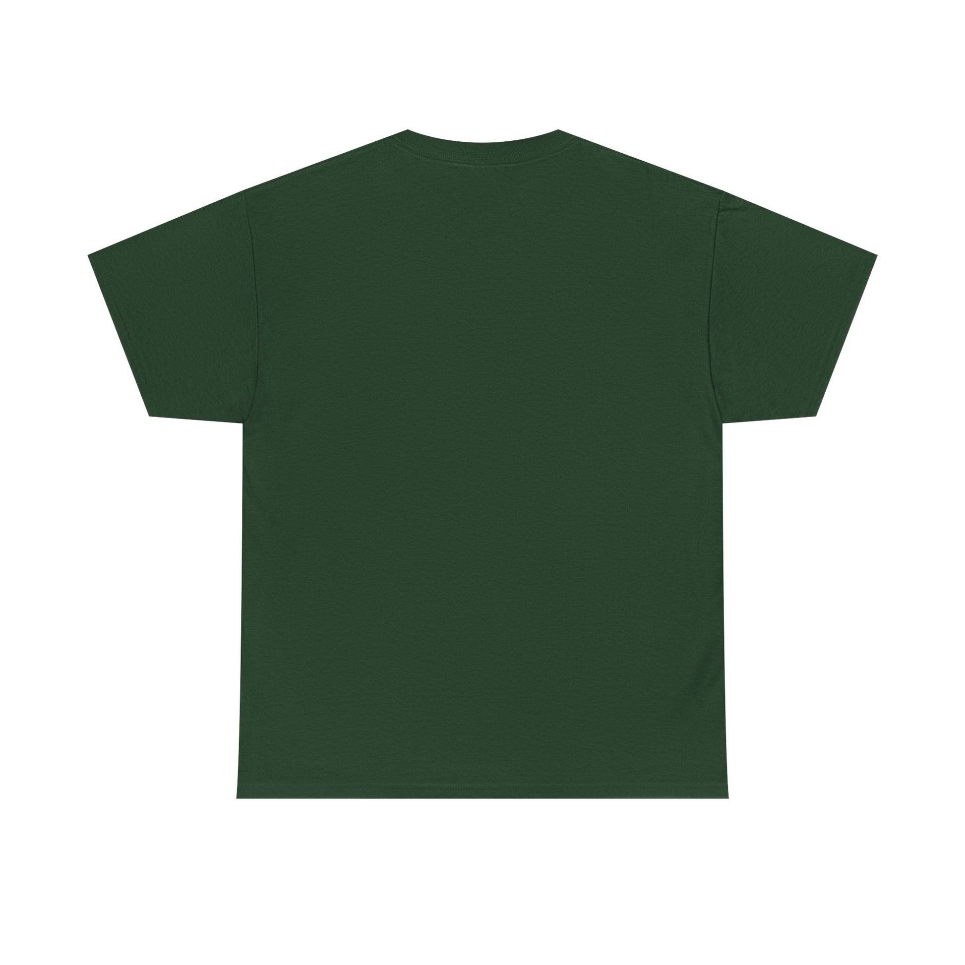 Plant lover's tarot card themed T-shirt featuring green plant illustrations and playful plant enthusiast design.