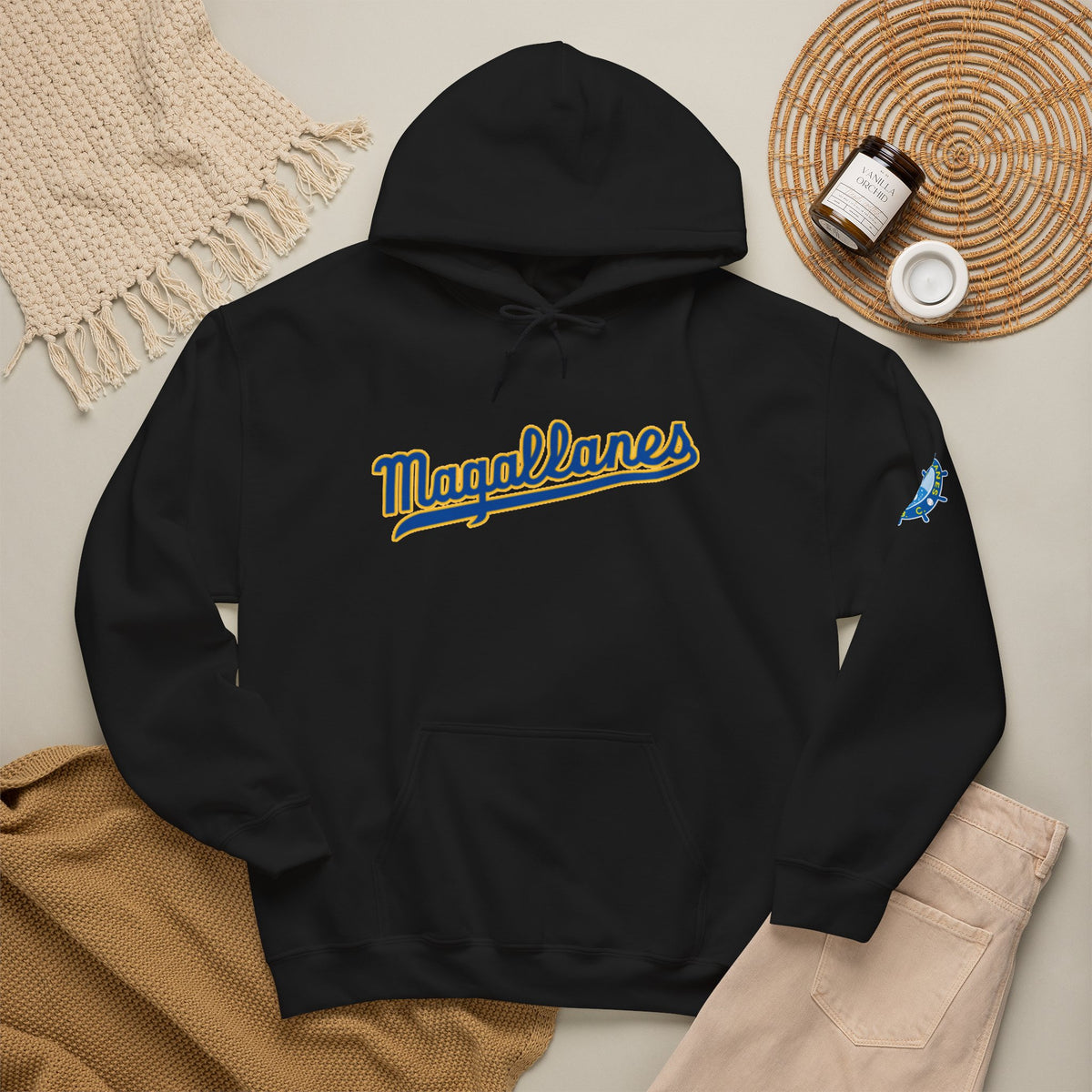 Venezuelan Baseball Fan, Navegantes del Magallanes Unisex Heavy Blend™ Hooded Sweatshirt
