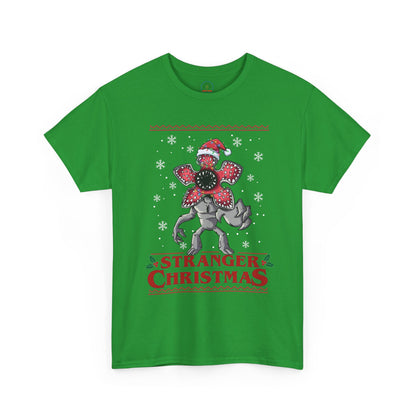 Stranger Christmas Demogorgon Tee | Holiday Horror T-Shirt Retro