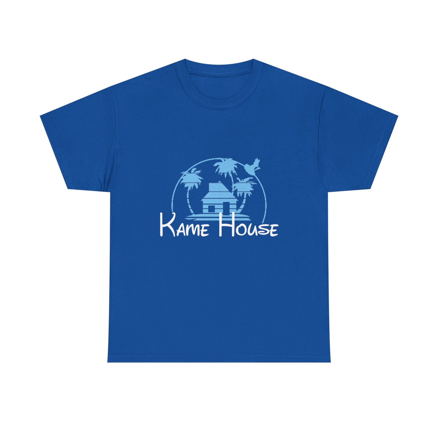 Anime Dragon Ball Inspired Kame House + Disney Buena Vista Logo T-Shirt