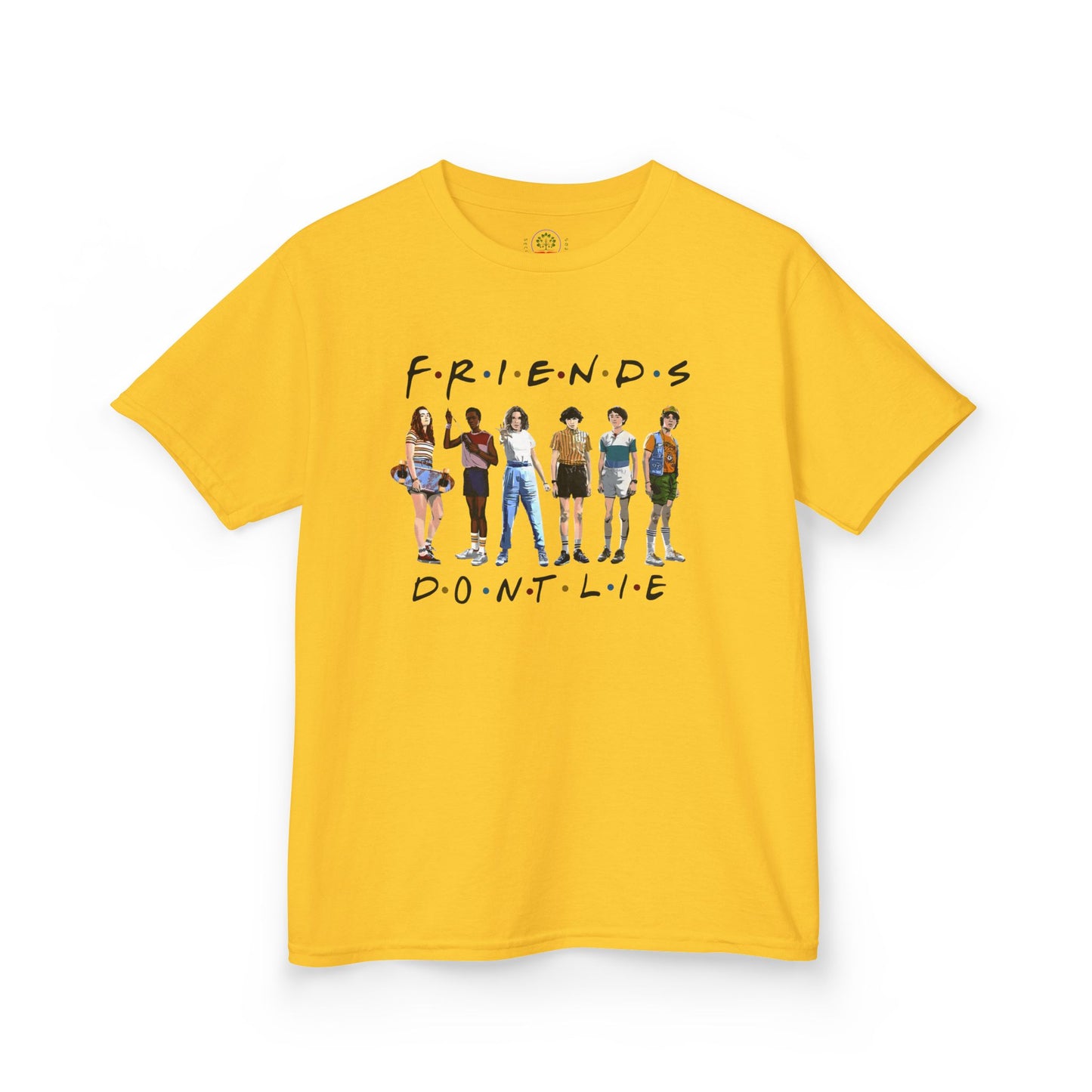 Friends Don't Lie Kids Tee, 80's Vibe, TV-Inspired, Stranger Valentine Gift Children's size - Secondhand Readers