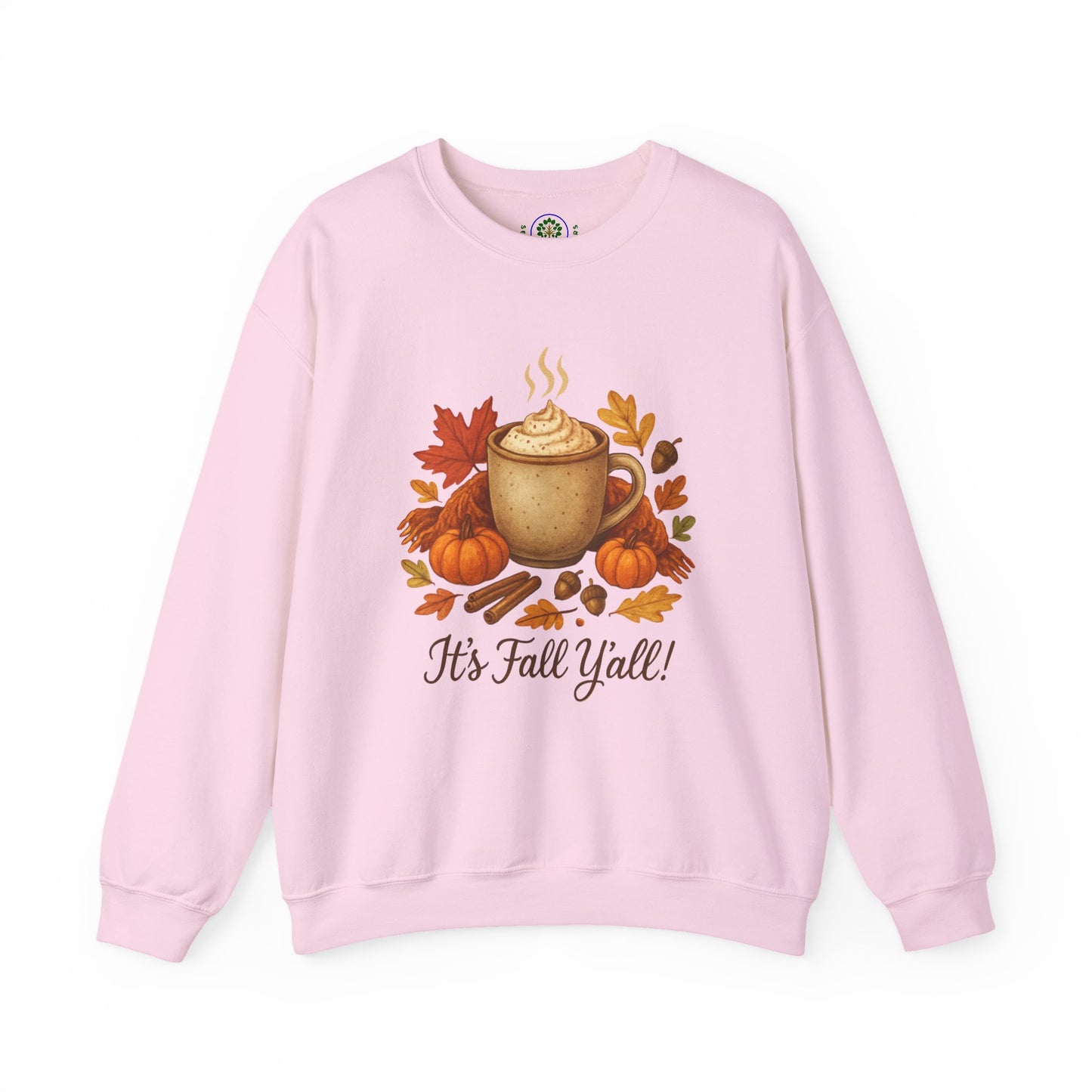 Fall Vibes Crewneck Sweatshirt, Cozy Autumn Graphic Shirt, It's Fall Y'all