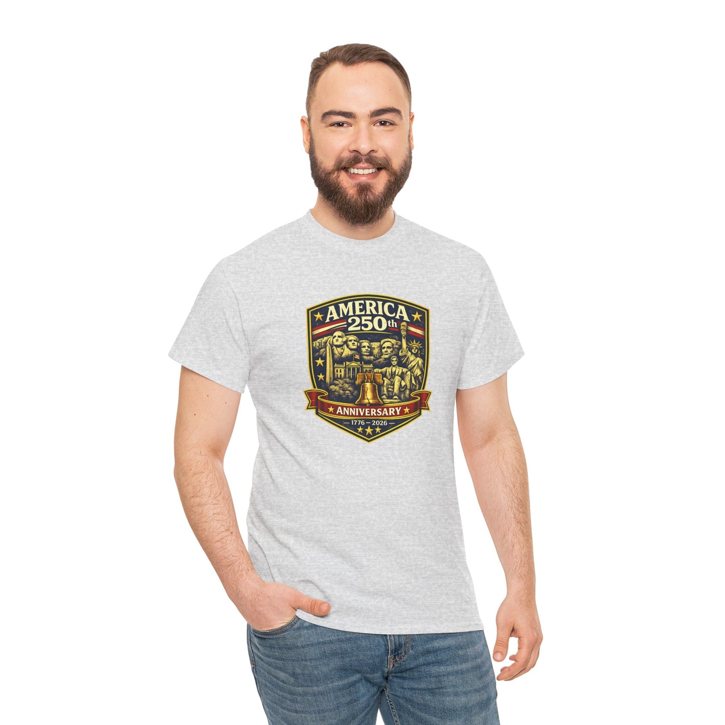 America 250 Anniversary Crest Tee | 4th of July USA