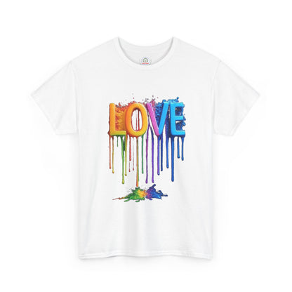Rainbow Love Pride Unisex Tee - LGBTQ T-Shirt, Pride Apparel, LGBTQ Clothing