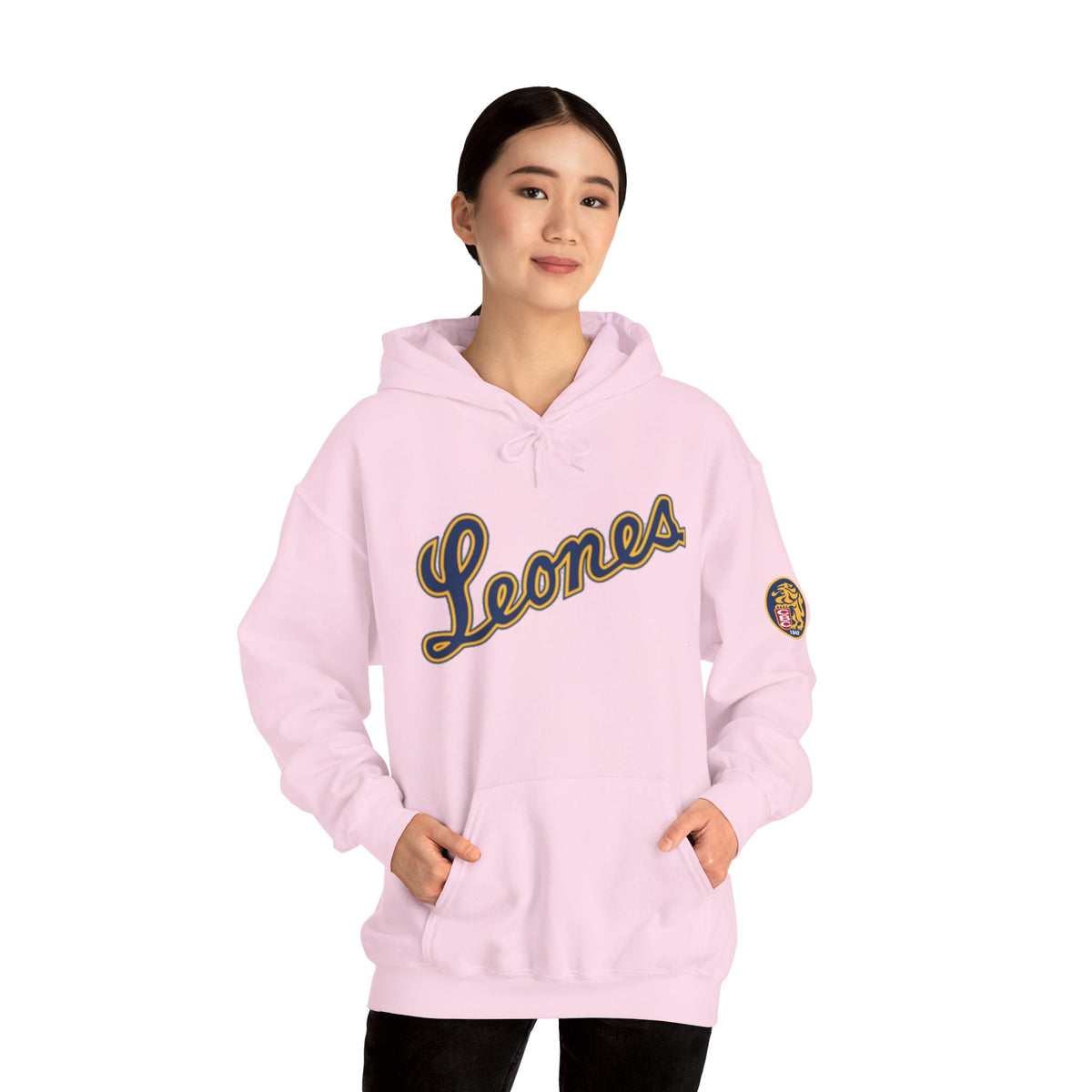 Venezuelan Baseball Fan, Leones del Caracas Unisex Heavy Blend™ Hooded Sweatshirt