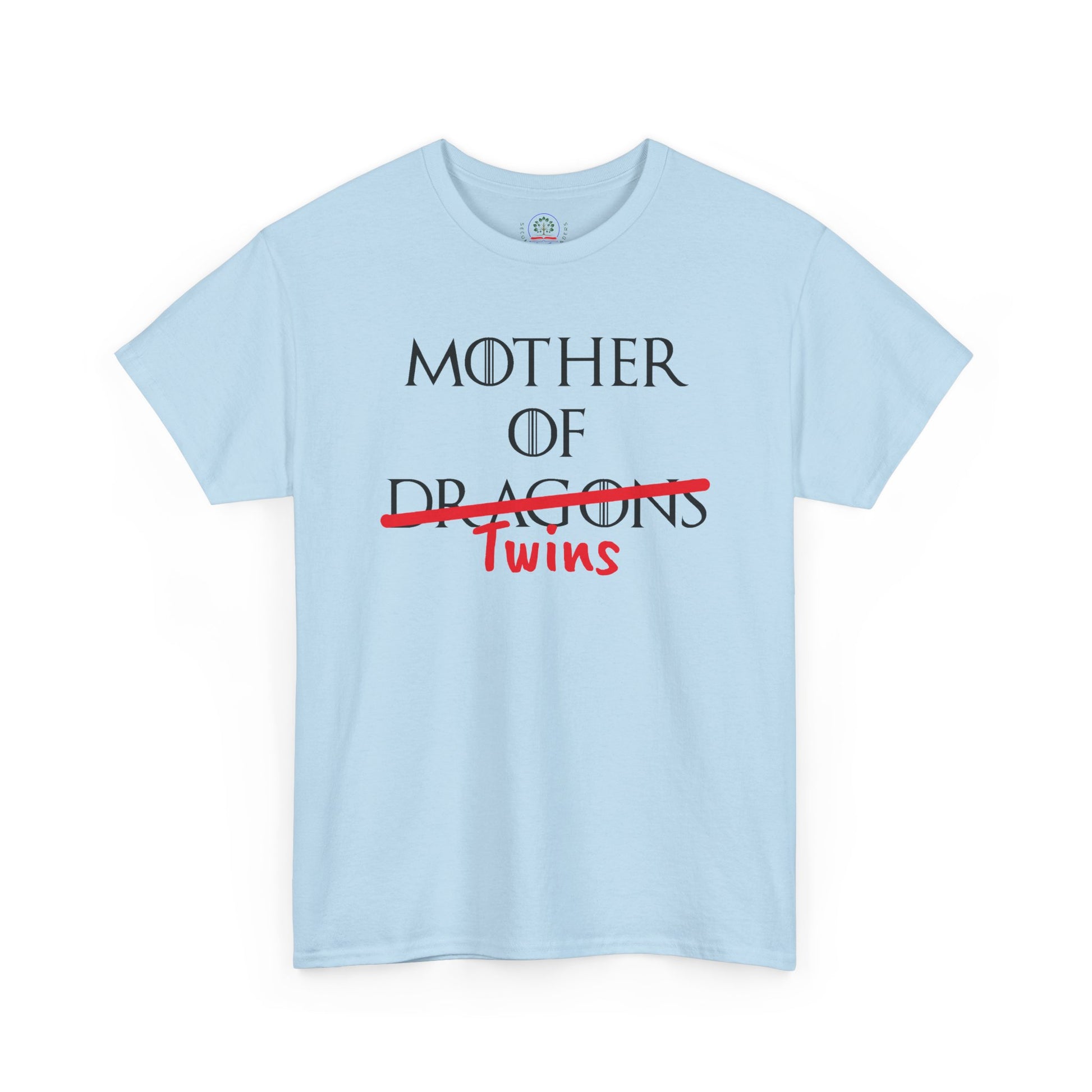 Mother of Dragons T-Shirt by Printify featuring a fire and ice dragon design, perfect for fans of Game of Thrones-inspired apparel.