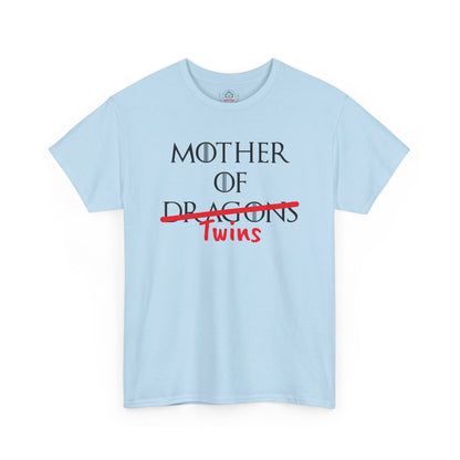 Mother of Dragons T-Shirt by Printify featuring a fire and ice dragon design, perfect for fans of Game of Thrones-inspired apparel.