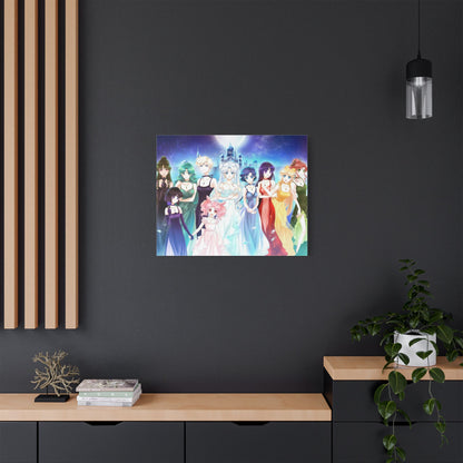 Sailor Moon Silver Crystal, Sailor Princesses, Anime Wall Art, Home Decor, Canvas, manga fans gift - Secondhand Readers