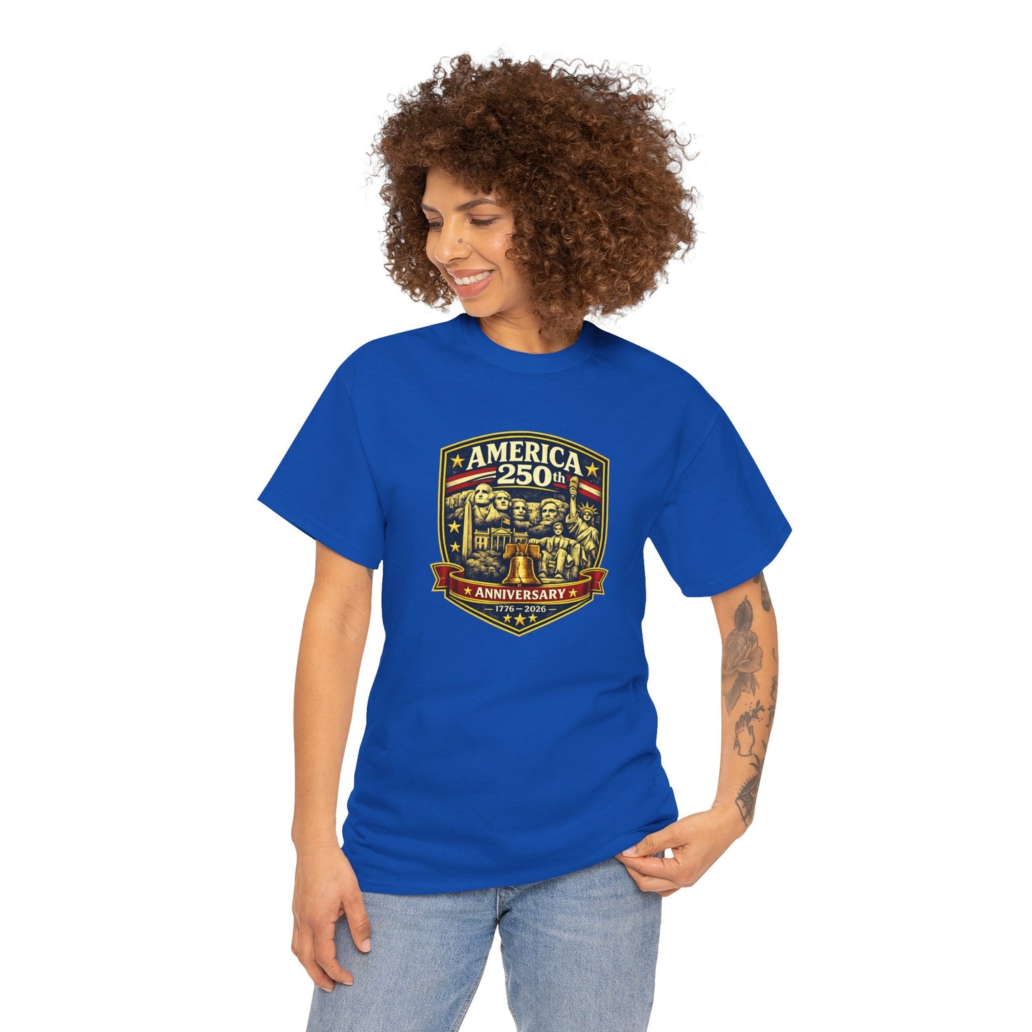 America 250 Anniversary Crest Tee | 4th of July USA