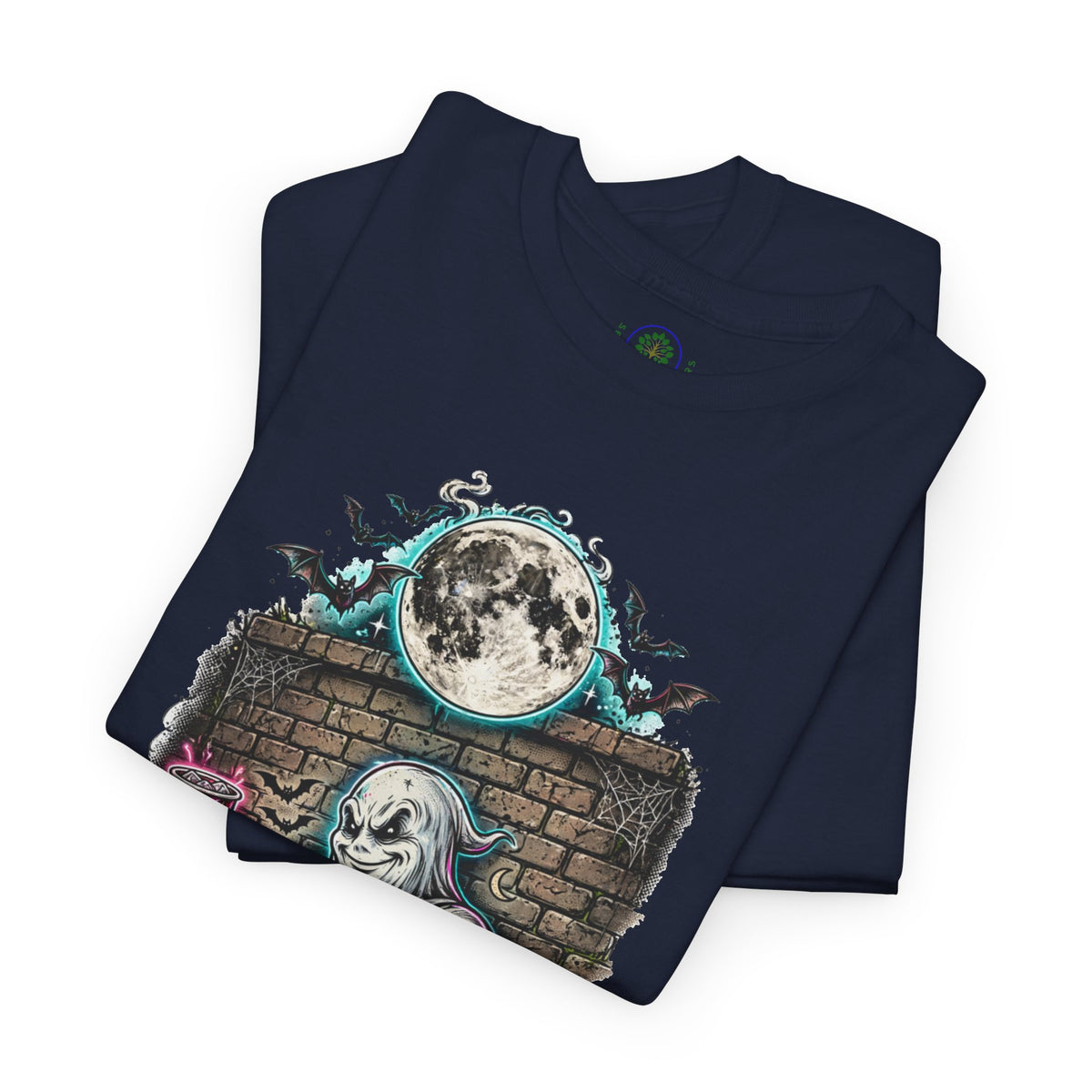 Funny Ghost Graphic Tee — "I'm Here for the Boos" Halloween T-Shirt