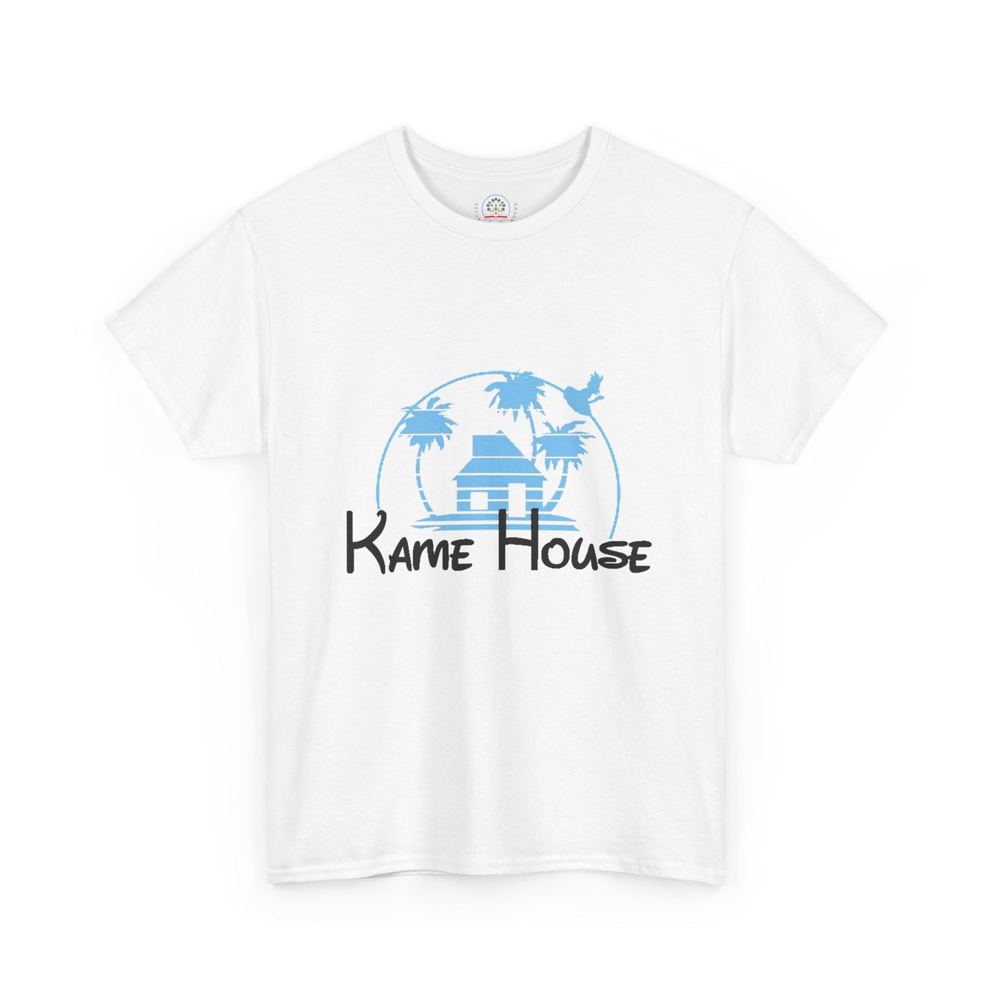 Anime Dragon Ball Inspired Kame House + Disney Buena Vista Logo T-Shirt