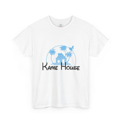 Anime Dragon Ball Inspired Kame House + Disney Buena Vista Logo T-Shirt