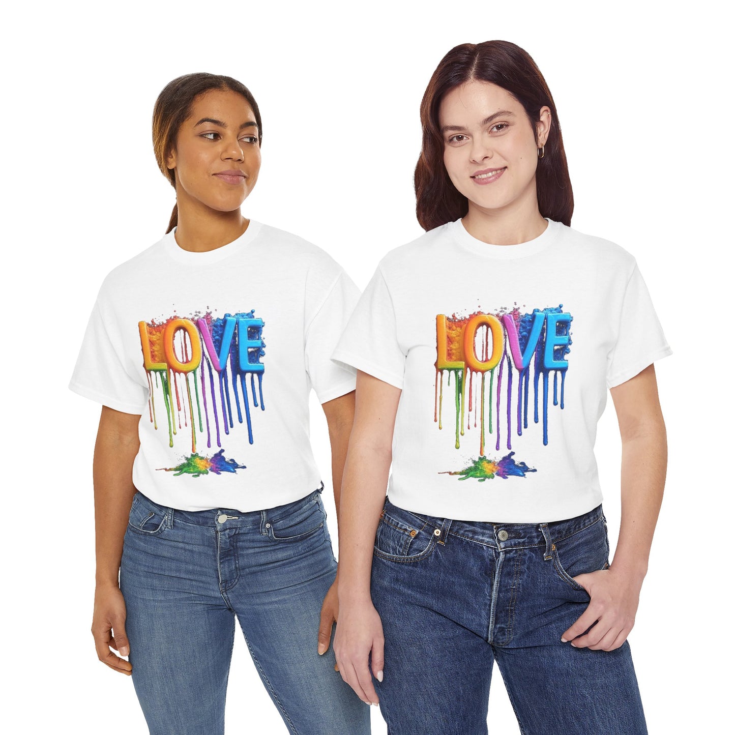 Rainbow Love Pride Unisex Tee - LGBTQ T-Shirt, Pride Apparel, LGBTQ Clothing