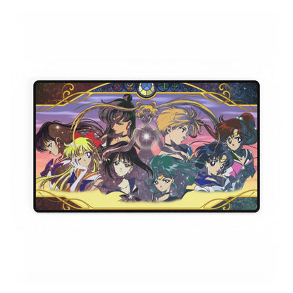 Sailor Guardians Anime Artwork Desk Mat | Sailor Moon Playmat, MTG Manga Gamer