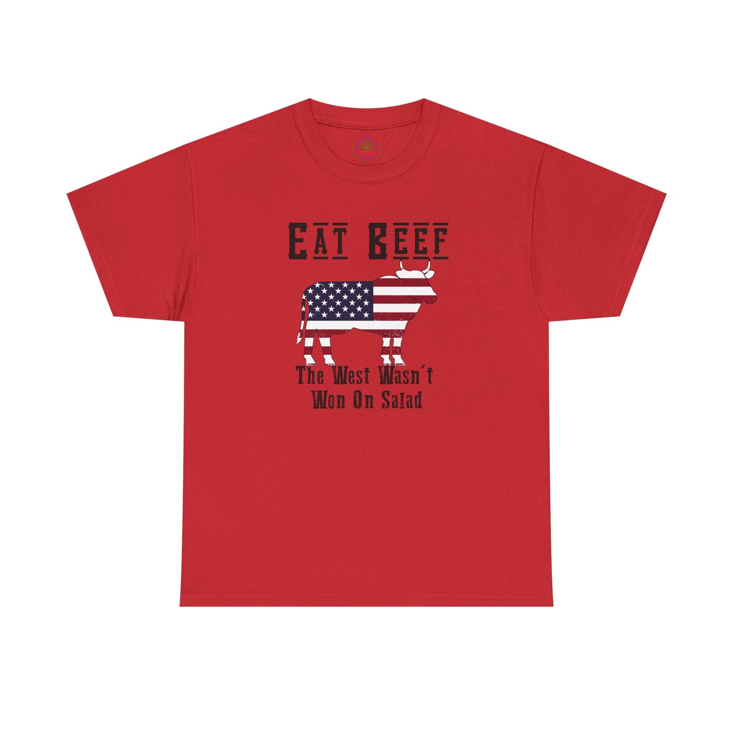 Funny American BBQ Unisex Tee, Meat Eaters Joke Shirt, Eat Beef Gift, Patriotic