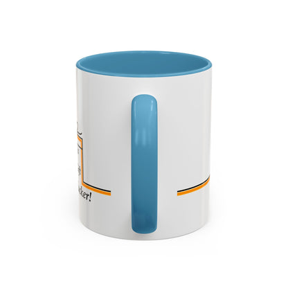 Accent Mug, Funny Novelty Cup for Coffee Lovers, Here is your Gift Motherf*cker