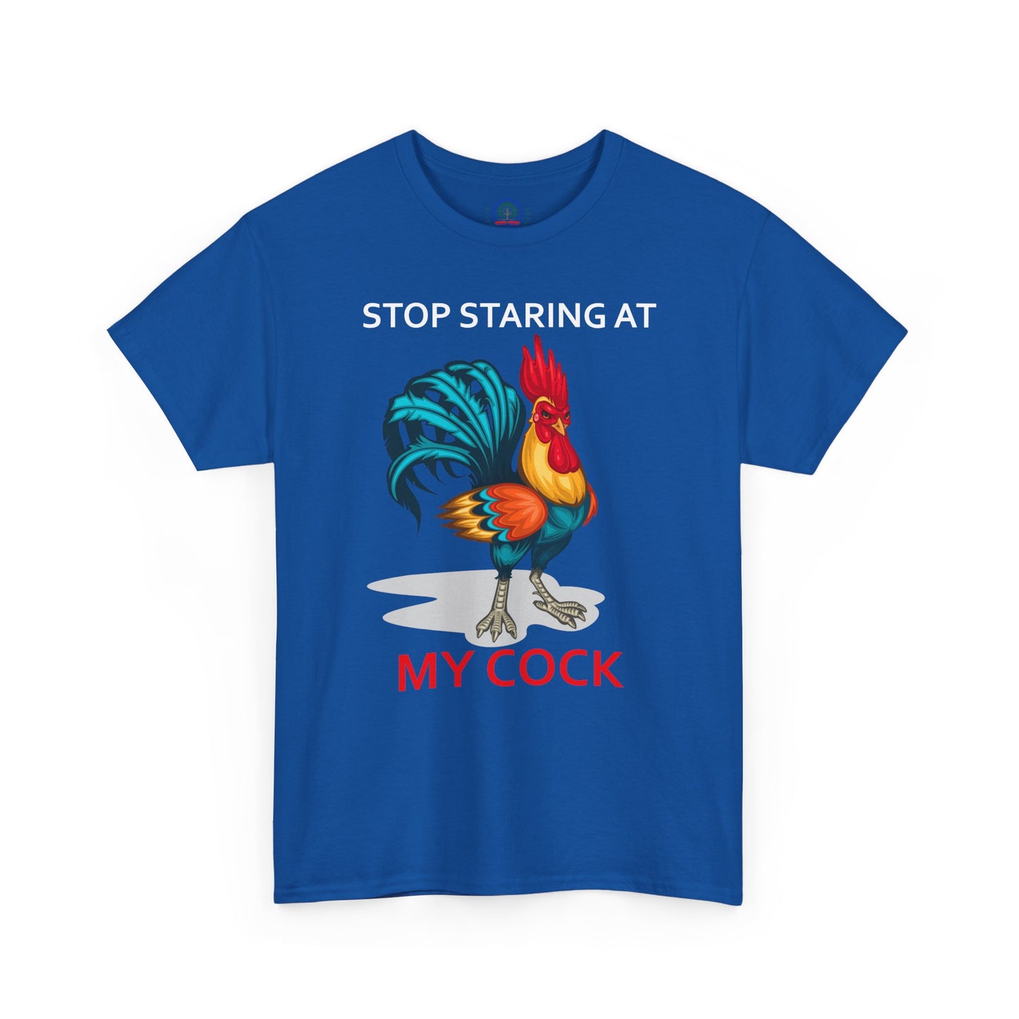 Stop Staring at My Cock Tee, Funny Chicken Lovers Shirt, Unisex Farm Animal